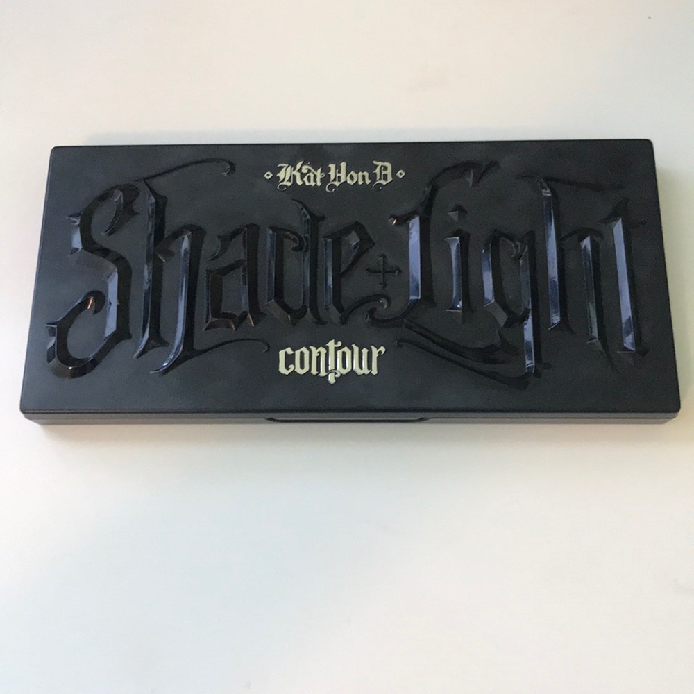 Kay Von D shade + light contour palette.